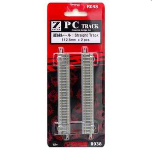 Rokuhan R038 Schiene gerade / gerade Schiene Beton 112,8 mm 2 Stück - Z - Bild 1 von 1