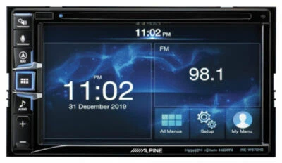 Alpine INE-W970HD 6.5" Double DIN Navigation CD/DVD Car In-dash Receiver - Image 1 of 2