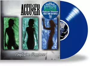 ACCUSER - CONFUSION ROMANCE +3 Bonus (Blue Vinyl, 2022, Brutal Planet) Metal - Foto 1 di 1