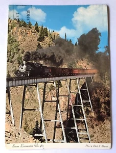 Steam Locomotive #483 Cascade Trestle Cumbrec And Toltec Scenic Railroad Posted - Picture 1 of 2