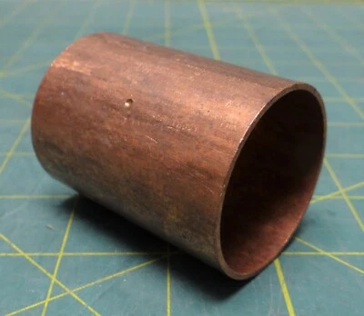 NIBCO 9002000 600-DS 1-1/2" Wrot Copper CxC DIMP-STOP Coupling - Image 1 of 4