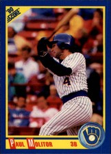 1990 Score Milwaukee Brewers Baseball Card #460 Paul Molitor