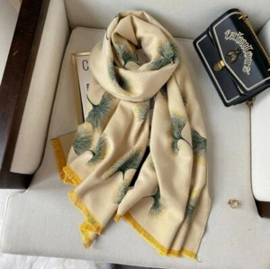 Kaschmirimitat langer Schal Damen Mode Blumen Schal Decke Kerchief 185*65cm - Bild 1 von 19