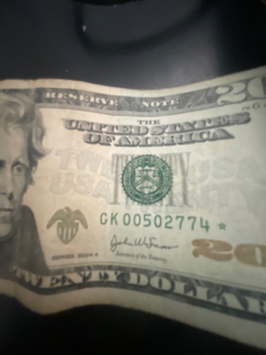Star Note 20 Dollar Bill 2004 A Ebay 