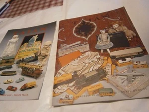 Lot de 2 Catalogues de vente jouet poupée train éventail dinky ect - Picture 1 of 11