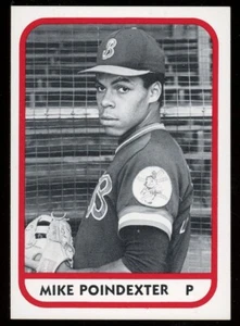 1981 Team Issue Batavia Trojans MIKE POINDEXTER RC INDIANS KING'S COLLEGE - Picture 1 of 1