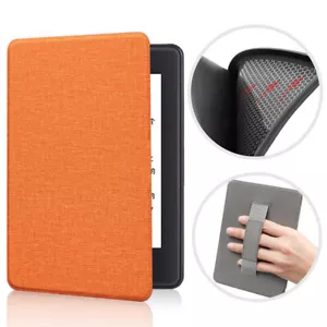 Smart Leather Case For All-New Kindle 11th Gen 2022 Flip Cover With Hand Strap - Picture 1 of 23