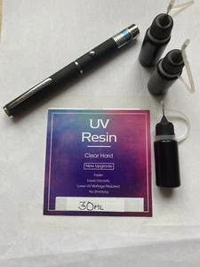 30ml Fliegenbinden UV-Harz mit UV-Laserstift, dick & leicht & flexibel, FLIEGENFISCHEN - Bild 1 von 3