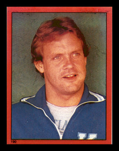 1982 Topps Stickers George Brett HOF Kansas City Royals #190 Mint