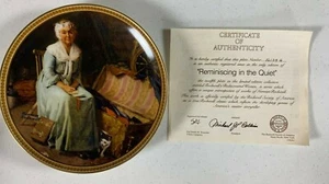 ROCKWELLS REMINISCING IN THE QUIET Sammelteller mit Zertifikat #16139G - Bild 1 von 6