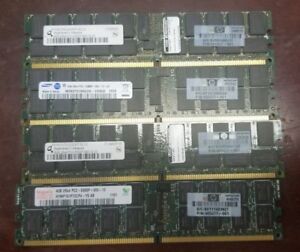 HP 16GB 4x4GB PC2-5300P DDR2 667MHz Server ECC RAM Memory 405477-061