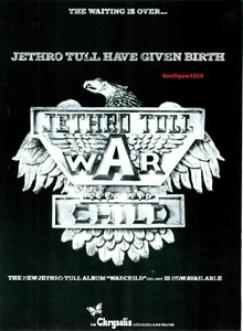 1974 Jethro Tull "War Child" Album Release Music industry Promo Reprint Ad - Picture 1 of 1
