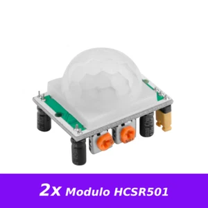 2x HCSR501 Modulo Sensor de movimiento PIR HC-SR501 Arduino Detector REF 395 - Imagen 1 de 8