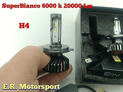 OPEL VIVARO 2001>2019 Lampade BiLed WHITE 6000°K H4 12V 20KLm CANBUS NO ERROR - Immagine 1 di 4