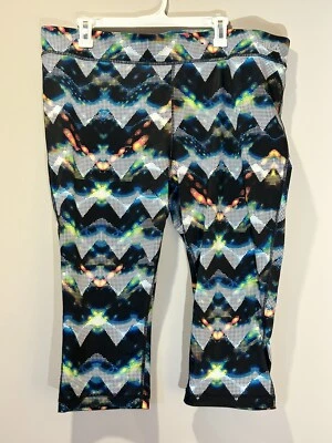 FILA SPORT® Women's Capri Workout Athletic Pants Plus Size 1X Multicolor - Image 1 of 3