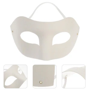 15pcs Blank Costume Masks Masquerade Cosplay Party Masquerade Prom - Picture 1 of 12
