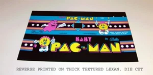 Bally Baby Pac Man Control Panel Overlay - Picture 1 of 1