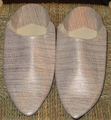 Babouche slippers -Moroccan babouches -Womens leather house babouches slippers  - Image 1 of 4