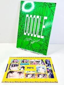 Mikapikazo dojin DOODLE girl art book B5 20 page with sticker seal comiket 100 - Picture 1 of 10