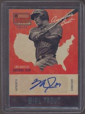 2013 Panini America's Pastime Mike Trout Los Angeles Angels AUTO 16/27
