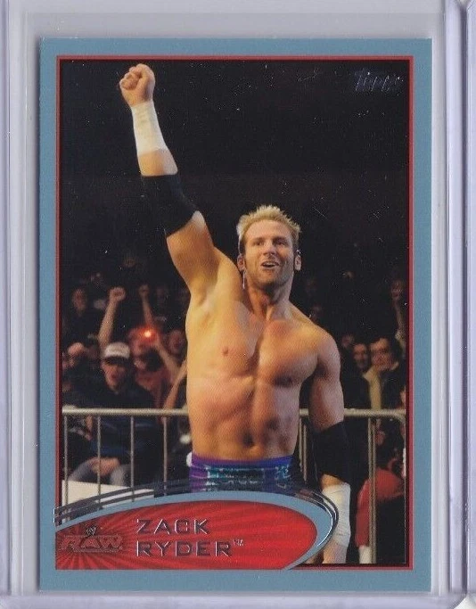 ZACK RYDER  ( * Blue Parallel Insert Card #19 * ) Topps 2012 WWE BEST IN CLASS   - Image 1 of 1