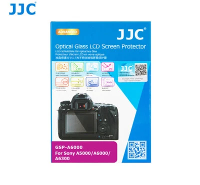 JJC Optical Tempered LCD Glass Screen Protector for Sony A6400 A6300 A6000 A6600 - Image 1 of 4