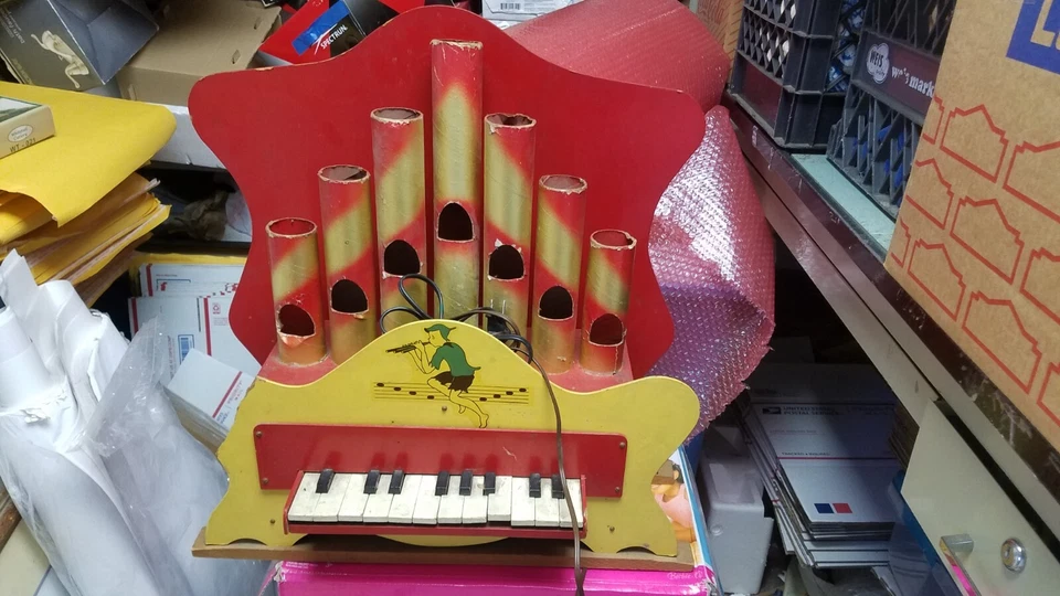 Tubo infantil vintage sin marca órgano flautista no funciona correctamente Foto 1 de 4