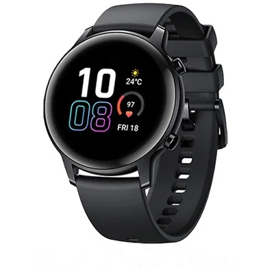 Honor Watch Magic 2 Smart Watch 42mm GPS Agate Black Bluetooth Smartwatch NEW - Image 1 of 4