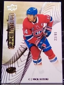 Premier #46 NICK SUZUKI 2022-23 Base Oro 23/65 Habs - Imagen 1 de 5