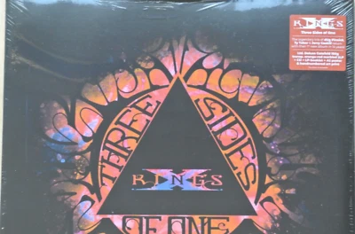 KING'S X Three Sides Of One 2-LP Set Gatefold Ltd Marbled Vinyl incl CD Booklet - Image 1 of 3