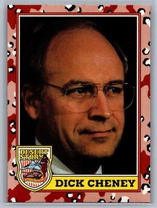 1991 Topps Desert Storm #179 Dick Cheney (RC) - Packung frisch NM-MT *TEXCARDS* - Bild 1 von 2