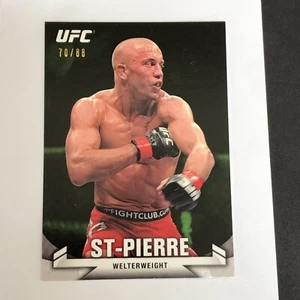 Georges St-Pierre  Parallel Card 2013 Topps UFC Knockout SP MMA #70/88 Green - Bild 1 von 2