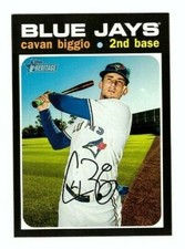 2020 Topps Heritage Base #55 CAVAN BIGGIO - Toronto Blue Jays