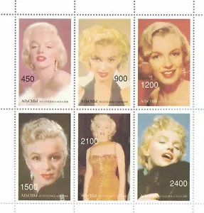 MARILYN MONROE POSTFRISCH BRIEFMARKENBOGEN - Bild 1 von 1