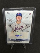 2022 Topps #BSA-TM Baseball Stars Auto Tylor Megill Rookie RC New York Mets