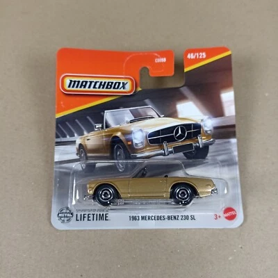 Matchbox 2025 1963 Mercedes-Benz 230 SL #46 Short Card  - Image 1 of 2