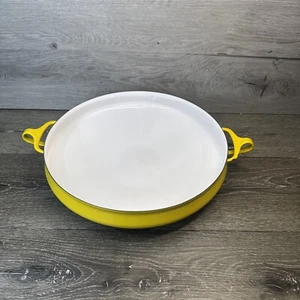 Dansk International Design France Yellow 13.5' Enamel Paella Pan New - Picture 1 of 8