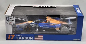 2024 Kyle Larson signed GREENLIGHT Arrow McLaren Chevy Indy 500 1/18 Diecast - Picture 1 of 9