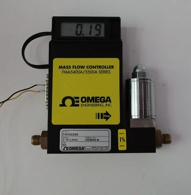 Omega FMA5520A 0-10L/min N2 mass flow controller - Image 1 of 4