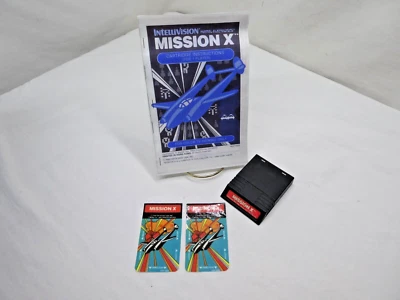 Mission X (Intellivision, 1983) with printed manual & handmade overlays - Image 1 of 4