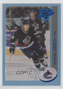 2002-03 O-Pee-Chee Premier Blue /500 Daniel Sedin #58 HOF