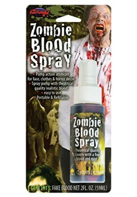 Fun World Zombie Blood Spray Estándar Red 2 FLOZ 59 ml Elegante Vestido Foto 1 de 3
