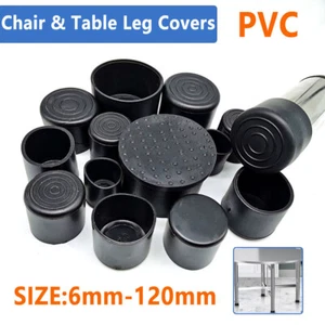 6-120mm Rubber Chair Ferrules AntiScratch Floor Protector Table Feet Leg Cap End - Picture 1 of 10