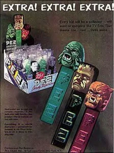 Publicidad impresa enmarcado reproducción de anuncios vintage Pez Candy 17x12 - Imagen 1 de 1