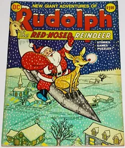 Rudolph The Red-Nosed Reindeer Treasury Comic Book 1972 DC Comics NICE COPY E - Picture 1 of 6