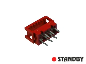 2pcs 6 pin / way Paddle Board Connector Micro-MaTch, 7-0215570-6 AMP THT, 1,27mm - Imagen 1 de 2