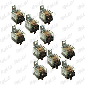 529 NUEVO RELÉ 5 PINES 100 AMPERIOS 12V COCHE CAMIÓN AUTOMÓVIL ALARMA CONJUNTO 10 DIEZ PIEZAS - Imagen 1 de 7