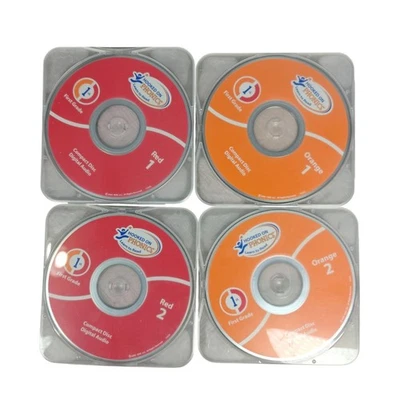 Juego de CD de audio Hooked On Phonics primer grado nivel 1 rojo y naranja Foto 1 de 3