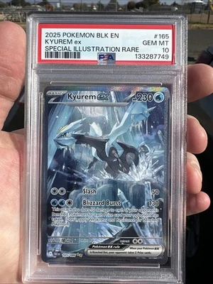 Kyurem EX Black Bolt SIR 165/086 PSA 10 Gem Mint English - Image 1 of 4