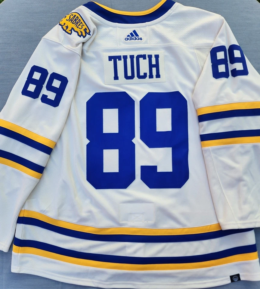 Alex Tuch Buffalo Sabres adidas Heritage Classic Authentic NHL Jersey 60-3XL - Image 1 of 4